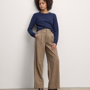 Everlane Draper Pant in Houndstooth